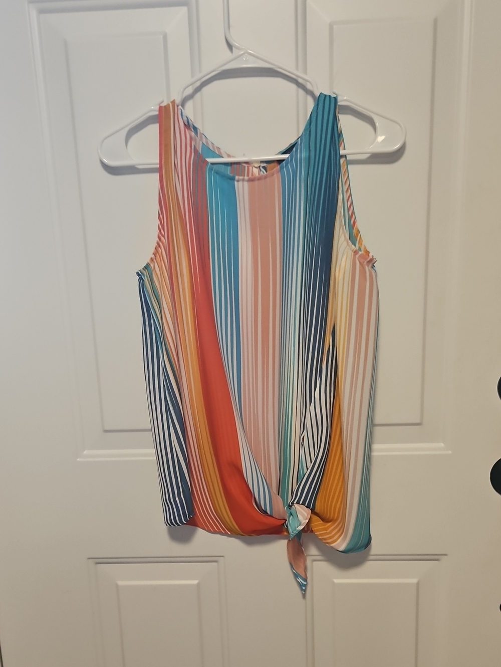Rachel Zoe Sleeveless Striped Top